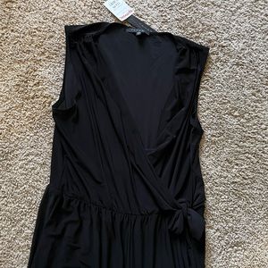 Black, wide leg jumpsuit